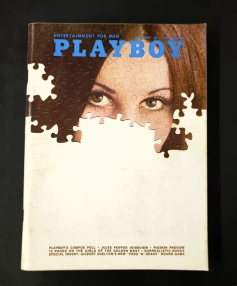 PLAYBOY MAGAZINE SEPTEMBER 1971 Crystal Smith Centerfold Very Good