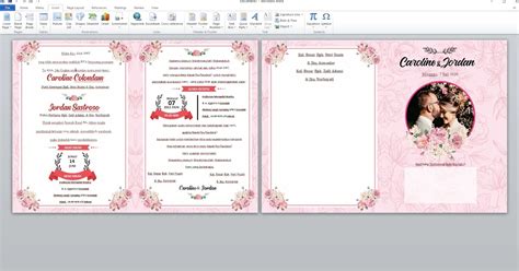 Cara Membuat Undangan Pernikahan Di Microsoft Word Imagesee