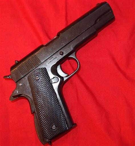 Replica M1911 Us Colt Hand Gun Pistol Denix Jb Military Antiques
