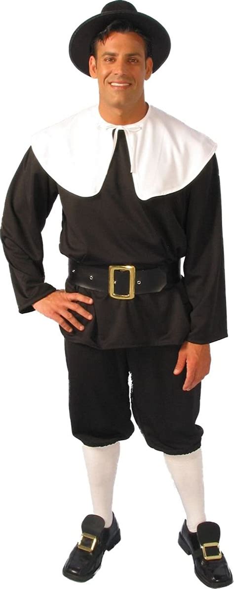 Alexanders Costumes Mens Pilgrim Man Black Medium Au