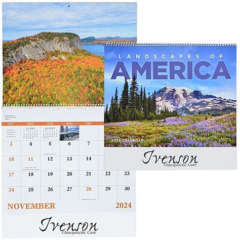 Landscapes Of America Calendar Spiral 585 Sp
