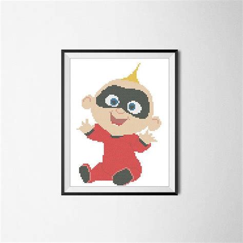 You can buy the patterns alone, to use with your own selection of aida cloth and embroidery floss, or buy complete kits that contain everything you need to finish your project. BOGO FREE! Jack-Jack Parr The Incredibles Counted cartoon ...