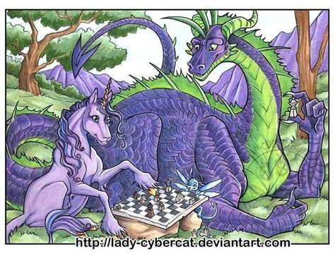Purple Dragon Unicorn And Fairies Dragon Pictures Unicorn Art