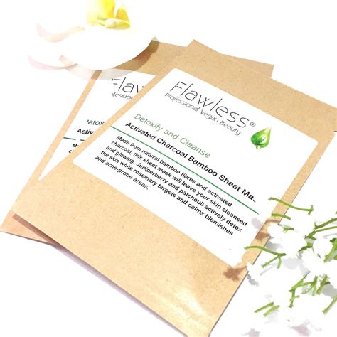 Vegan Detoxifying And Cleansing Sheet Face Mask By Flawless