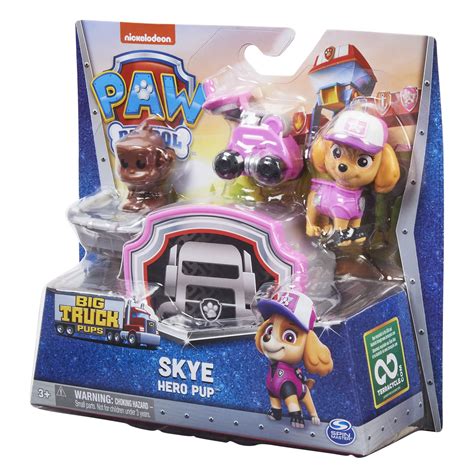 Paw Patrol Big Truck Pups Figurine Articulée Stella Avec Drone De