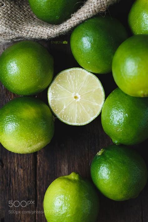 Green Lemons 2 By Thaithu Green Lemon Green Fruit