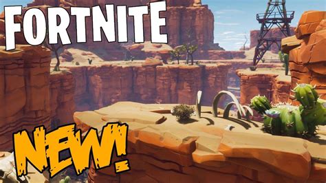 New Desert Biome Coming To Fortnite Save The World New Map Youtube