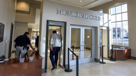 Inside the new municipal court building