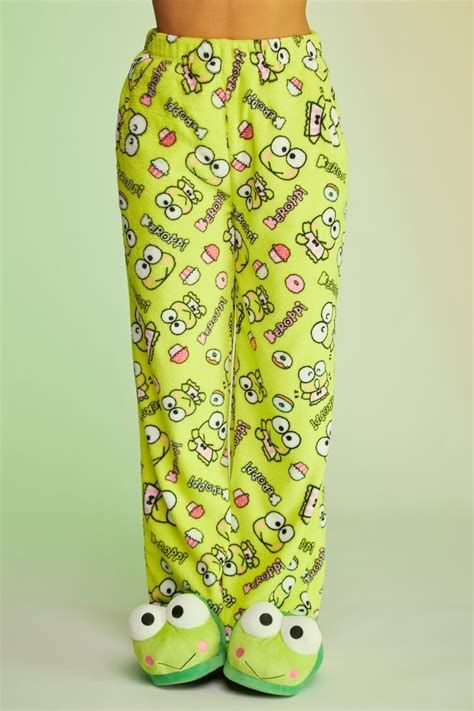 Hello Kitty And Friends Keroppi Pajama Pants Forever 21 Hello Kitty