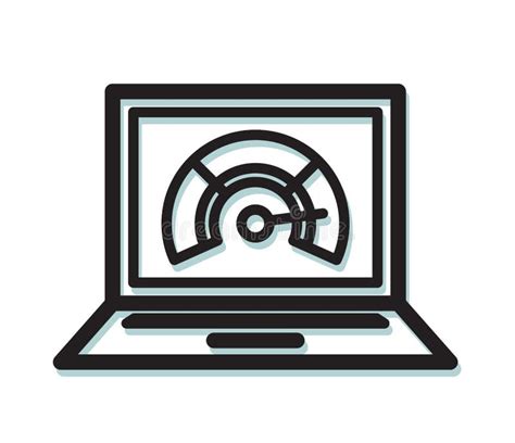 Computer Performance Icon Stock Illustration Illustration Of Concepts