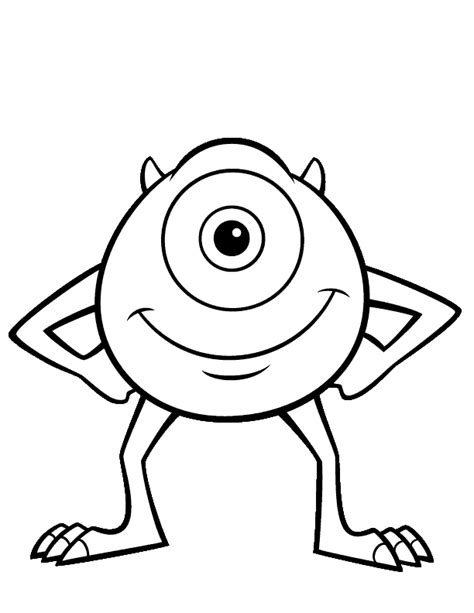 Monsters inc coloring pages to print. Monster Coloring Pages | Coloring Pages To Print