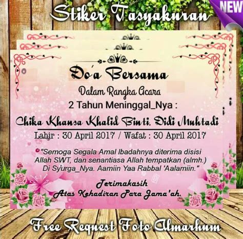 Ucapan Orang Meninggal Perempuan - UCAPANKU