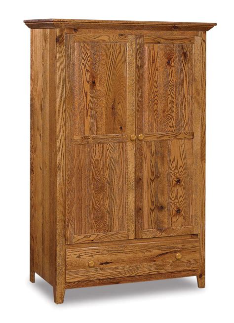 Shaker Style Amish Armoire from DutchCrafters Amish Furniture