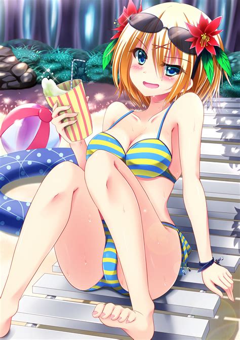 Hintergrundbilder Anime Mädchen Barfuß Füße Beine Nass Bikini