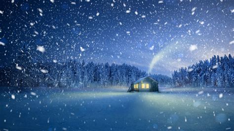 Snowfall wallpapers, backgrounds, images— best snowfall desktop wallpaper sort wallpapers by: Download wallpaper 3840x2160 house, snowfall, snow ...