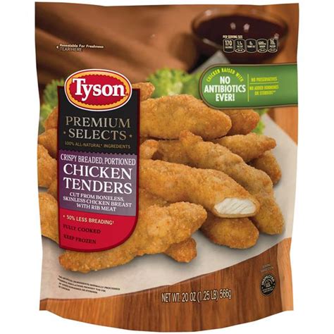 Tyson Premium Selects Crispy Breaded Chicken Tenders | Hy-Vee Aisles