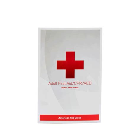 Adult First Aidcpraed Ready Reference Red Cross Store