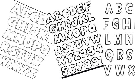 Tipos De Letras De Forma Para Imprimir 35 Modelos Diferentes