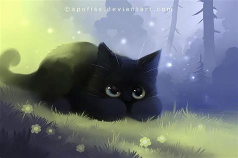 Rihards Donskis Creates Cosmically Sweet Cat Art Catster Cute