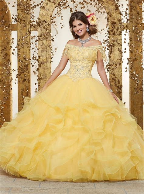 Ruffled Off Shoulder Quinceanera Dress By Mori Lee Vizcaya 89237 Mori