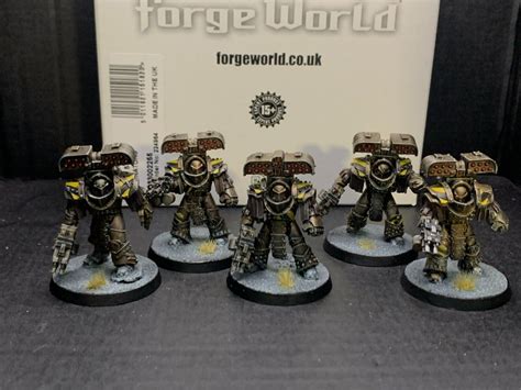 Iron Warriors Legion Tyrant Siege Terminators Painted Warhammer 40k