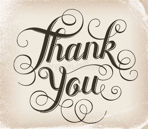 Download free handwritten fonts for commercial and personal use. Thank You. Hand Lettering. Calligraphy Stock Vector ...