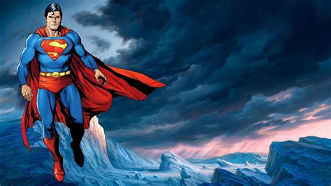 Superman Cartoon Wallpapers Wallpaper Cave