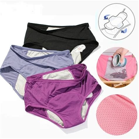 Leak Proof Menstrual Period Panties Women Underwear Physiological Antibacterial Briefs Pants