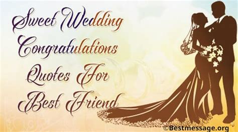 Wedding Congratulations Wishes And Messages For Best Friend