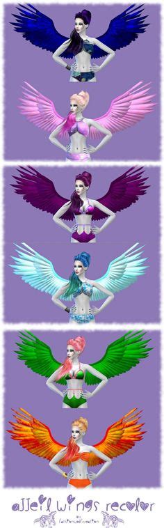 Sims 4 Ccs The Best Wings By Maysims The Sims Sims4 Clothes