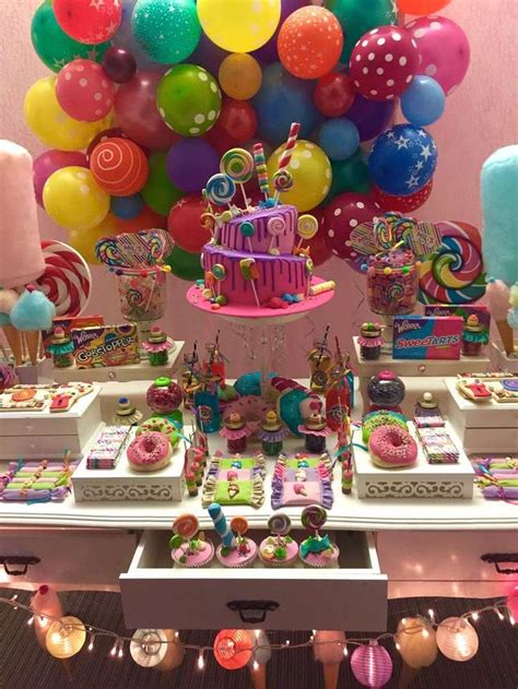 Candys Birthday Party Ideas Photo 2 Of 25 Candy Theme Birthday