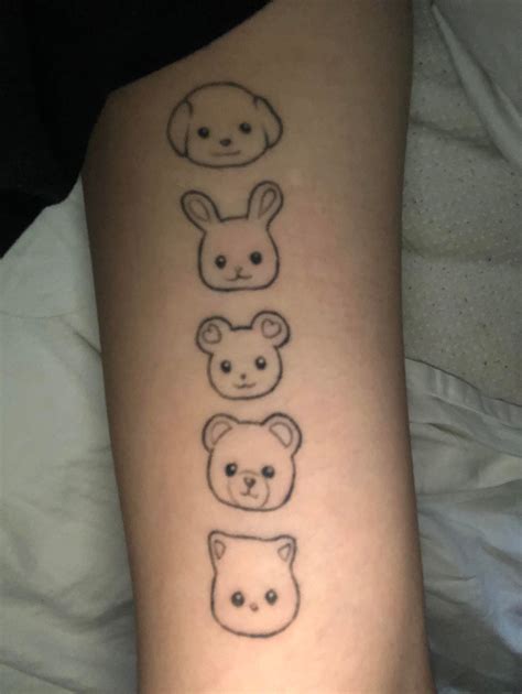 Though You Guys Would Appreciate My Tattoo Five Calico Critters For