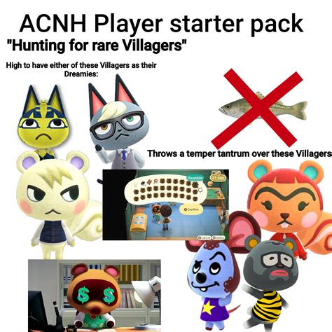 I think he's a bear that a lot of people think is ugly. ACNH (Animal Crossing: New Horizons) Player Starter Pack ...