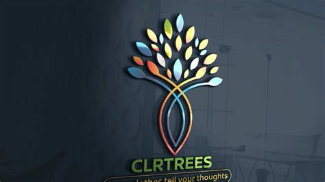 Tree Logo Design In Coreldraw Leaf Logo Design 3d Logo Design In