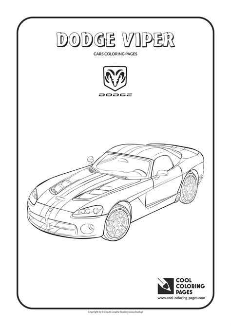 Dodge Viper Coloring Pages at GetColorings.com | Free printable