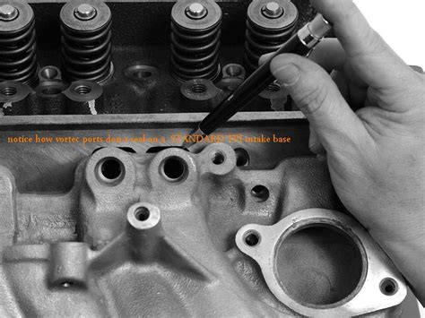 We measured our stock iron heads that just won't do. Well I pulled the trigger - Chevy Message Forum ...