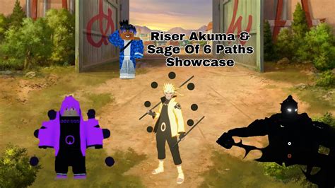 Riser Akuma Sage Of 6 Paths Showcase Shindo Life YouTube