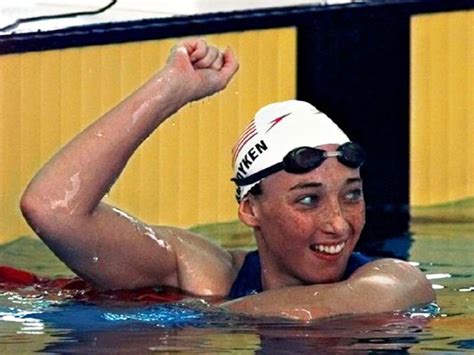 Amy Van Dyken Won Four Gold Medals In The 1996 Olympics The 50 Metres Freestyle 100 Metres