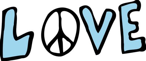Love And Peace Openclipart
