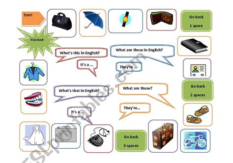 English Worksheets Personal Possessions This That These Those