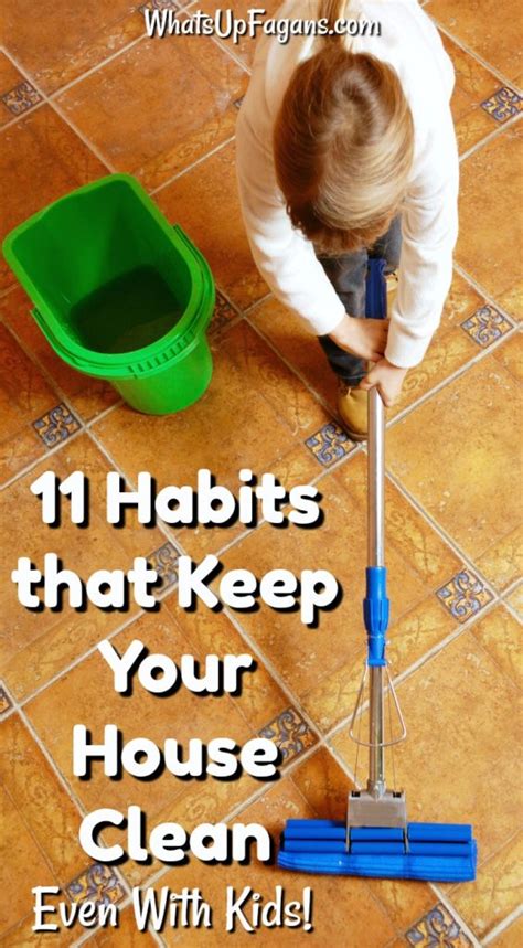 11 Daily Habits That Keep Your House Clean With Kids