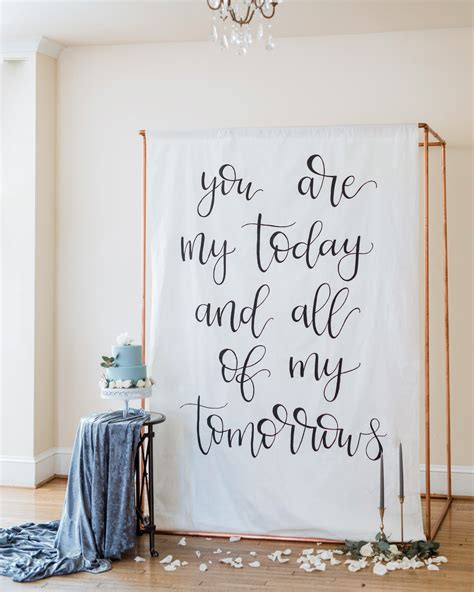 Creative Ways To Display Quotes At Your Wedding Martha Stewart Weddings