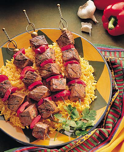 Spicy Portuguese Beef Steak Kabobs | Diabetic Recipe - Diabetic Gourmet Magazine
