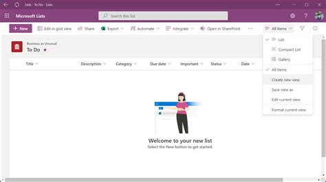 How To Create A To Do List Using Sharepoint And Microsoft Lists View