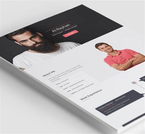 Free Personal Portfolio Website Template Fribly