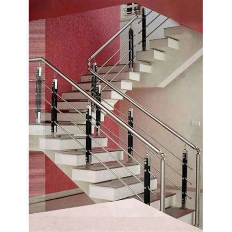 Price ★ 2 kinds of combination methods: Stainless Steel Indoor Stair Railing, Rs 450 /square feet ...