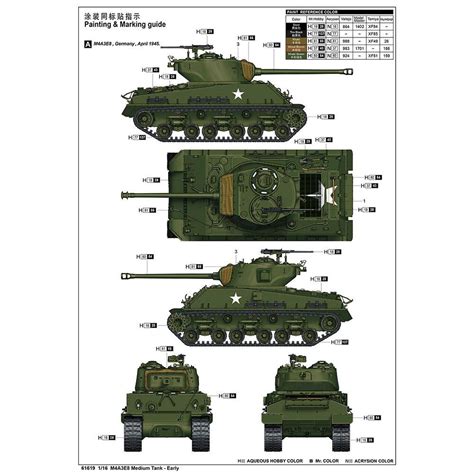 I Love Kit 116 Us M4a3e8 Sherman Easy Eight Wwii Medium Tank Early
