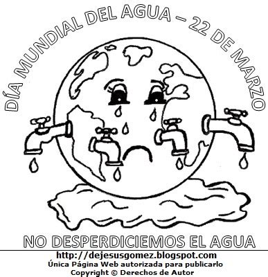 Este año, el día mundial del agua 2018 se celebrará con el tema naturaleza del agua, la razón es que se tratarán soluciones basadas en la naturaleza para abordar los desafíos del agua en el presente siglo. PAGINA EDUCATIVA MADRE CREATIVA: DIBUJOS POR EL DIA MUNDIAL DEL AGUA PARA COLOREAR PINTAR IMPRIMIR