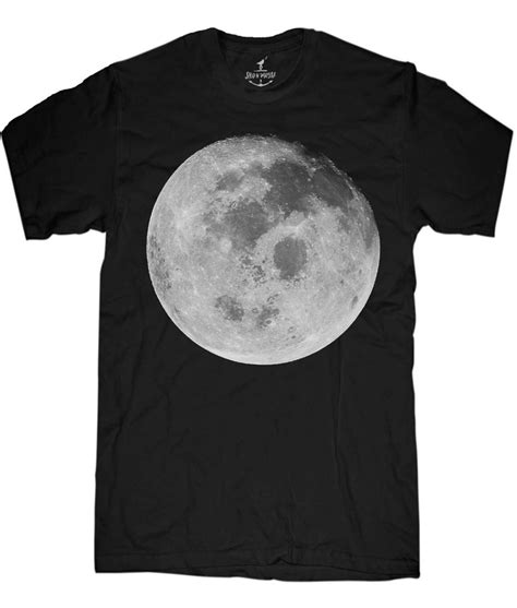 Moon Shirt Mens T Shirt 2 Color Options Black And Etsy