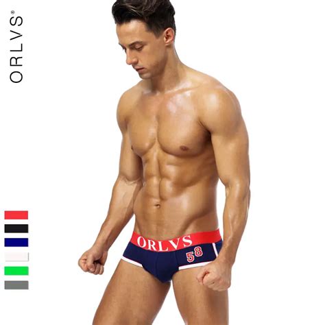Buy 2018 Orlvs Brand Underwear Men Briefs Cotton Men Underwear Sexy Cueca Male